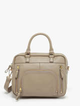 Cross Body Tas Baby Macy Leder Nat et nin Beige vintage BABYMACY